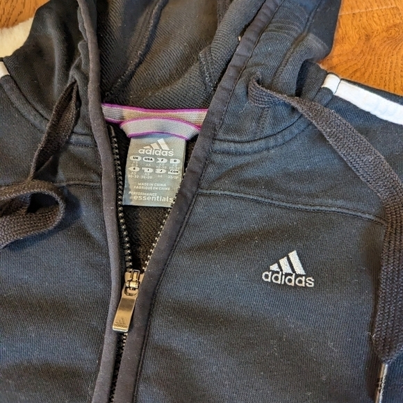 ADIDAS track jacket sweatshirt hoodie xs - Picture 5 of 9